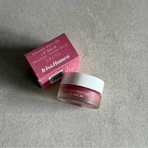 Iris & Romeo Power Peptide Lip Balm Rose Shade Treatment Balm